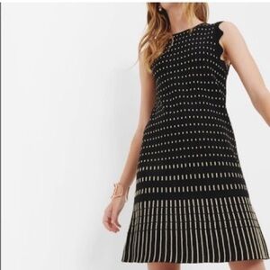 Ted Baker Dress Relioa Mini Knit in Navy Metallic Gold